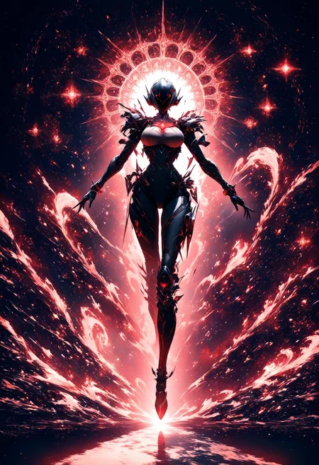 professional 3d model masterpiece,high score,great score,absurdres,  ., a computer generated image of a colorful pattern of shapes and colors [13], <lora:R0k00Gl0w1ngHD:1>, (R0k00Gl0w1ngHD, glowing, light particles, space art, generative art, Android Jones, Benoit B. Mandelbrot, fantasy art, concept art, fractals, abstract art), path tracing [2],lum [1], . octane render, highly detailed, volumetric, dramatic lighting