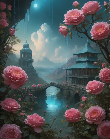 Frederic Edwin Church (luminism), Glacial valley with milky-blue streams, lichen bio crust on dunes, roman villa hypocaust,
hyperrealistic surrealism,ultra-detailed,intricate textures,luminous colors,cinematic lighting,dramatic perspective,volumetric atmosphere,8k UHD,sharp focus, professional color grading,brutal man,A proliferation of crystalline roses singing in ultrasonic frequencies ,grasshopper warbler reeling,
<lora:extremely_detailed:0.8> extremely detailed,
<lora:offset_0.2:0.5>,
<lora:add-detail-xl:0.3>,
<lora:aidmaMJ6.1_v0.5_2:0.3> aidmamj6.1,
<lora:Cyberpunk _Anime_V2_light_version-SDXL:0.3> anime, cyberpunk,
<lora:tbh76-sdxl:0.5> Style of Mark Ryden, Baroque art style, dynamic composition, dramatic lighting, rich colors, intricate details, professional-grade execution, captures the grandeur and theatricality of the Baroque period, Cyberpunk art style, futuristic cityscapes, neon-lit streets, high-tech and low-life, cybernetic enhancements, dystopian and gritty atmosphere