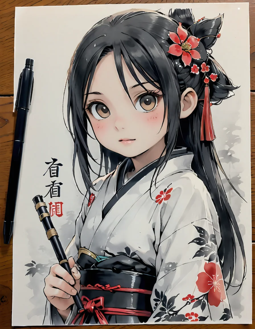 Japanese Style Ink Drawing of <lora:xlcarolism:1> , <lora:fhanddetailxl:1>, <lora:hand 5.5:1.5> , <lora:add-detail-xl:1.5>, , ink drawing, inkwash, Japanese Style Ink Drawing