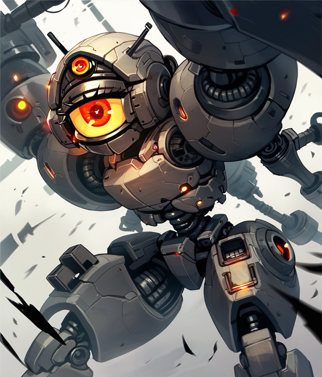 cyborg cyclops, anime, glowing linework eye
score_8_up <lora:Retroscifi-Pony1-000011:1>