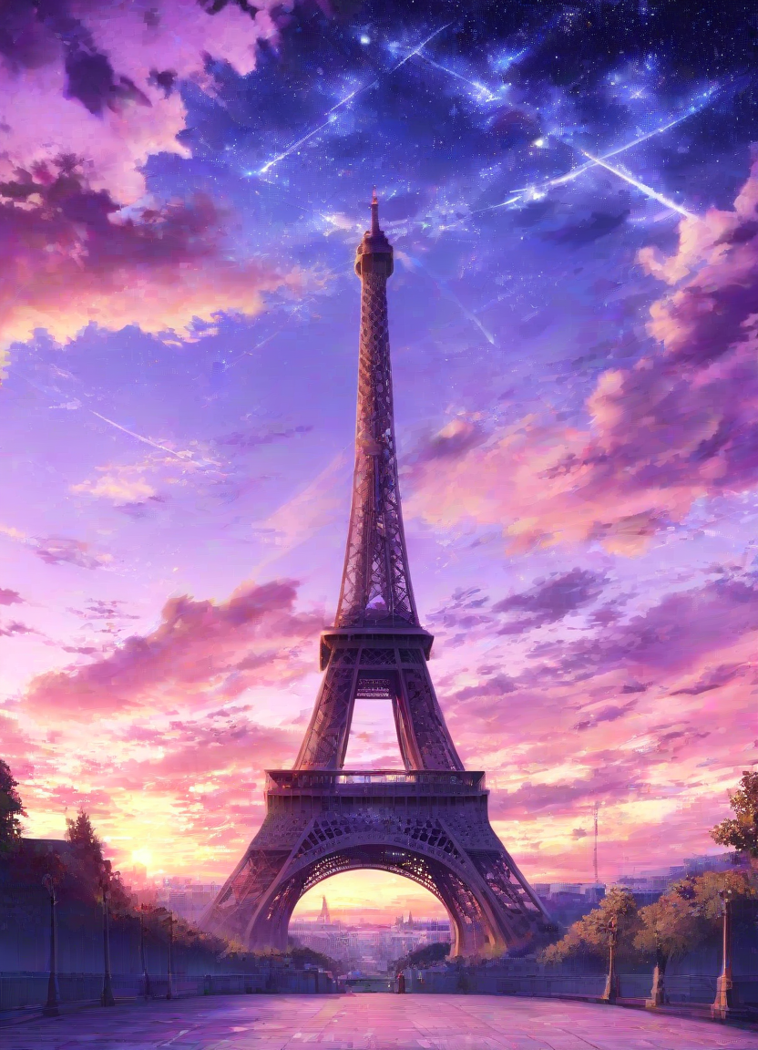 <lora:PE_AnimeBG:1> PEAnimeBG, anime, background,
paris,eiffel tower,sunset, starry_sky, sunset, scenery
masterpiece, high resolution, octance 4k, high detail