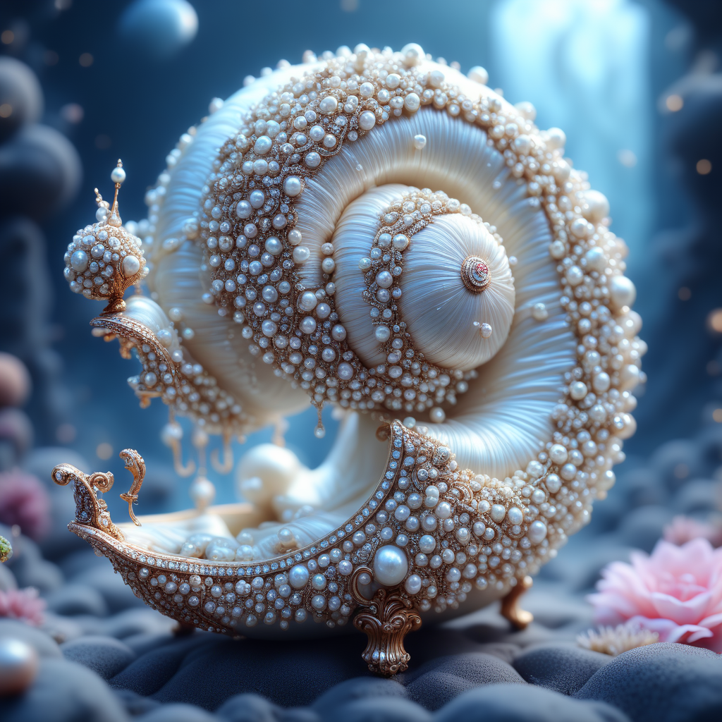Ornate Pearls and Crystals