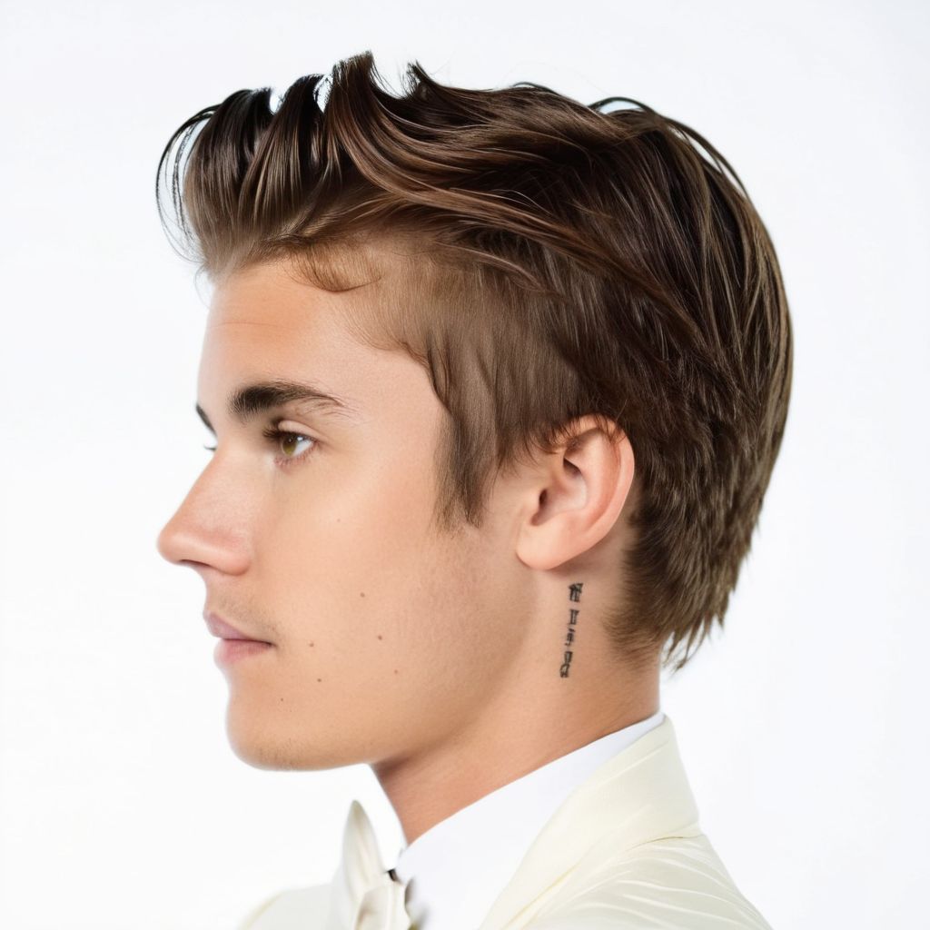 DSLR photo of ɉʉʂŧɨɳɓɨǝɓǝɍ side face.using a tuxedo.lace.professional photography.high resolution.detailed photo.portrait.RAW.analog film.still film.50mm.f/16.uhd.hdr.4k.cinematic lighting.adobe lightroom <lora:justinbieber-ɉʉʂŧɨɳɓɨǝɓǝɍ-xl_6500_lora_f32:1>