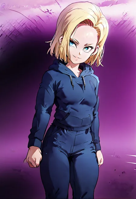 score_9, score_8_up, score_7_up, detailed face,(perfect face), Expressiveh, RealCartoon3D_STYLE_ownwaifu, (cute nose), takeda hiromitsu style, rating:questionable,  (Young woman with face hidden by skintight hoodie), Bright blue skintight hoodie, Athletic shoes and pants, Playful and confident stance,  Sports field in the background, nsfw, naughty smile, (midriff),  slanted bobcut, blonde hair, blue eyes,
