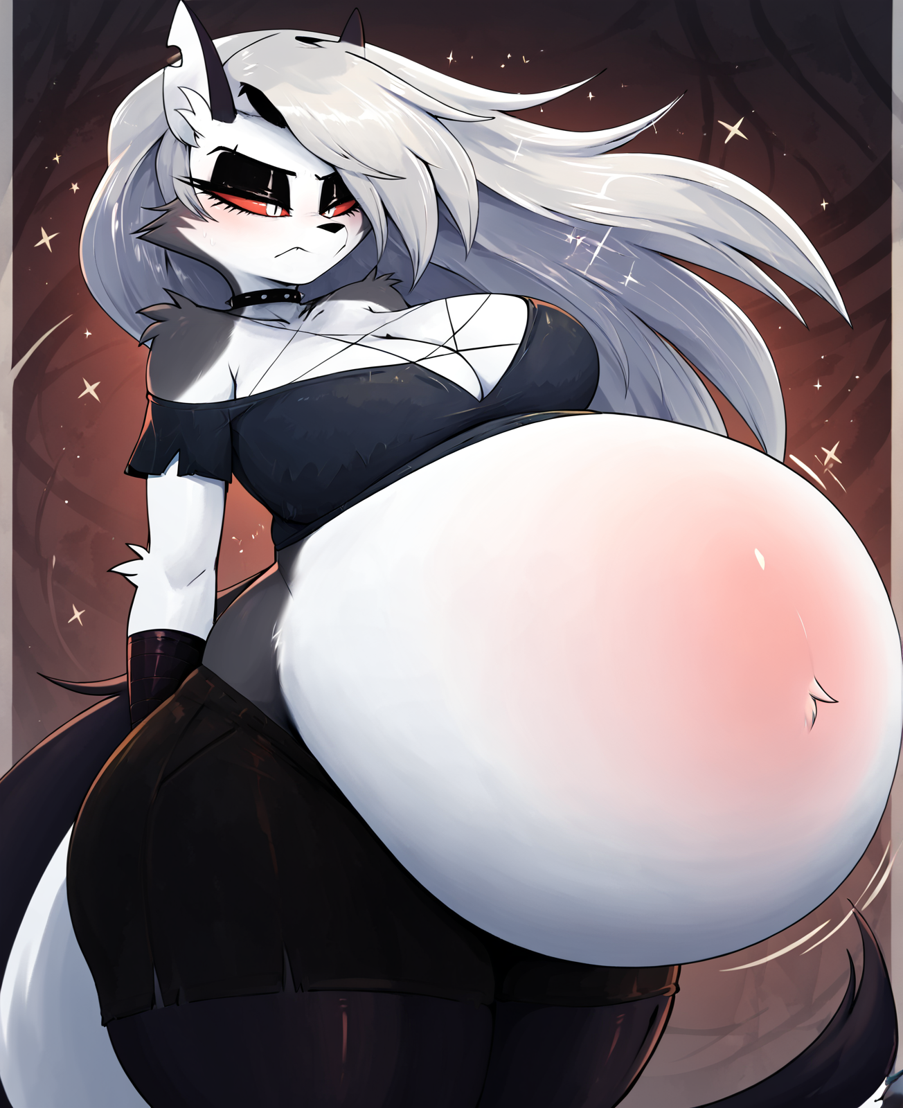 score_9, score_8_up, score_7_up, score_6_up, score_5_up, score_4_up, source_furry
loona \(helluva boss\), helluva boss background, huge belly, huge breasts, clothed, pentagram
<lora:Vale-City:0.9>