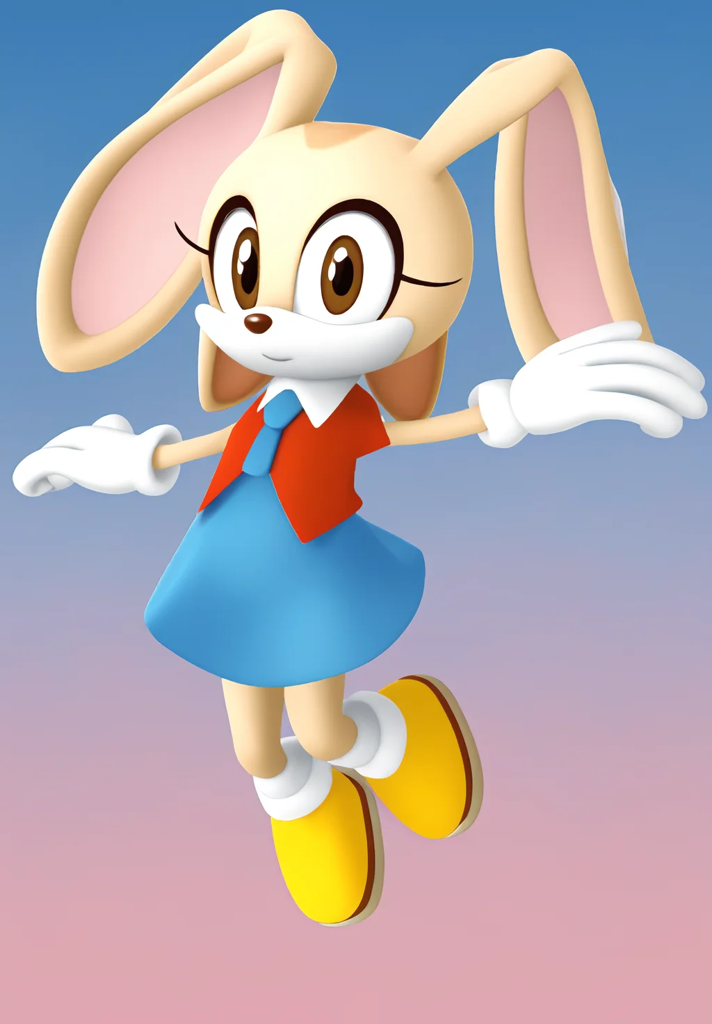 <lora:Cream_the_Rabbit:0.8>, Cream_the_Rabbit, 1girl, solo, jumping, joy,