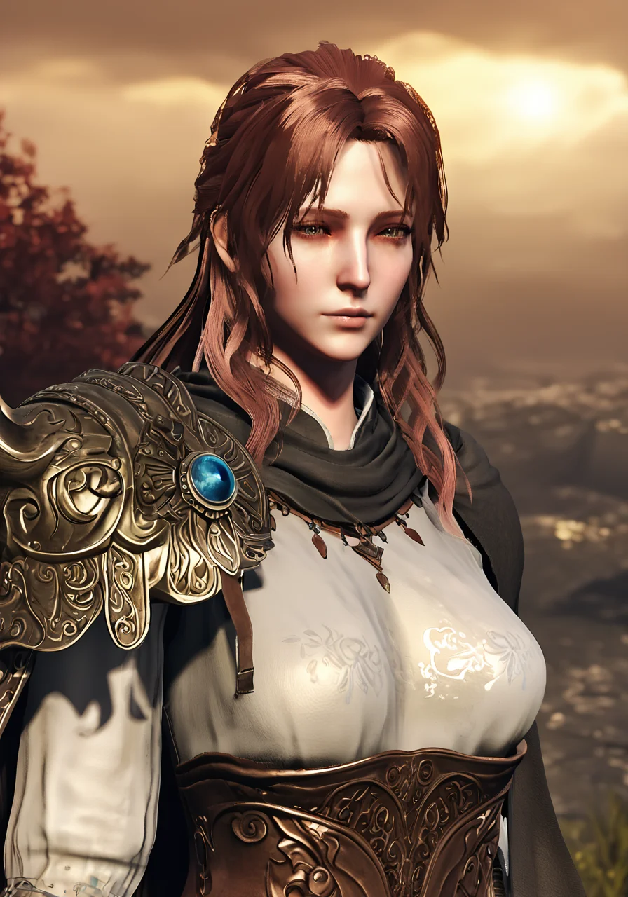 a woman in a beautiful fantasy setting, best quality, masterpiece, otherworldly, <lora:eldringpxl:0.8>, eldringpxl,