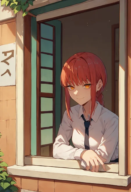 score_9_up score_8_up score_7_up, source_anime, 1girl, makima \(chainsaw man\), smile, from outside window, looking at viewer
<lora:from_outside_window_24re_pony_2_d4:1>