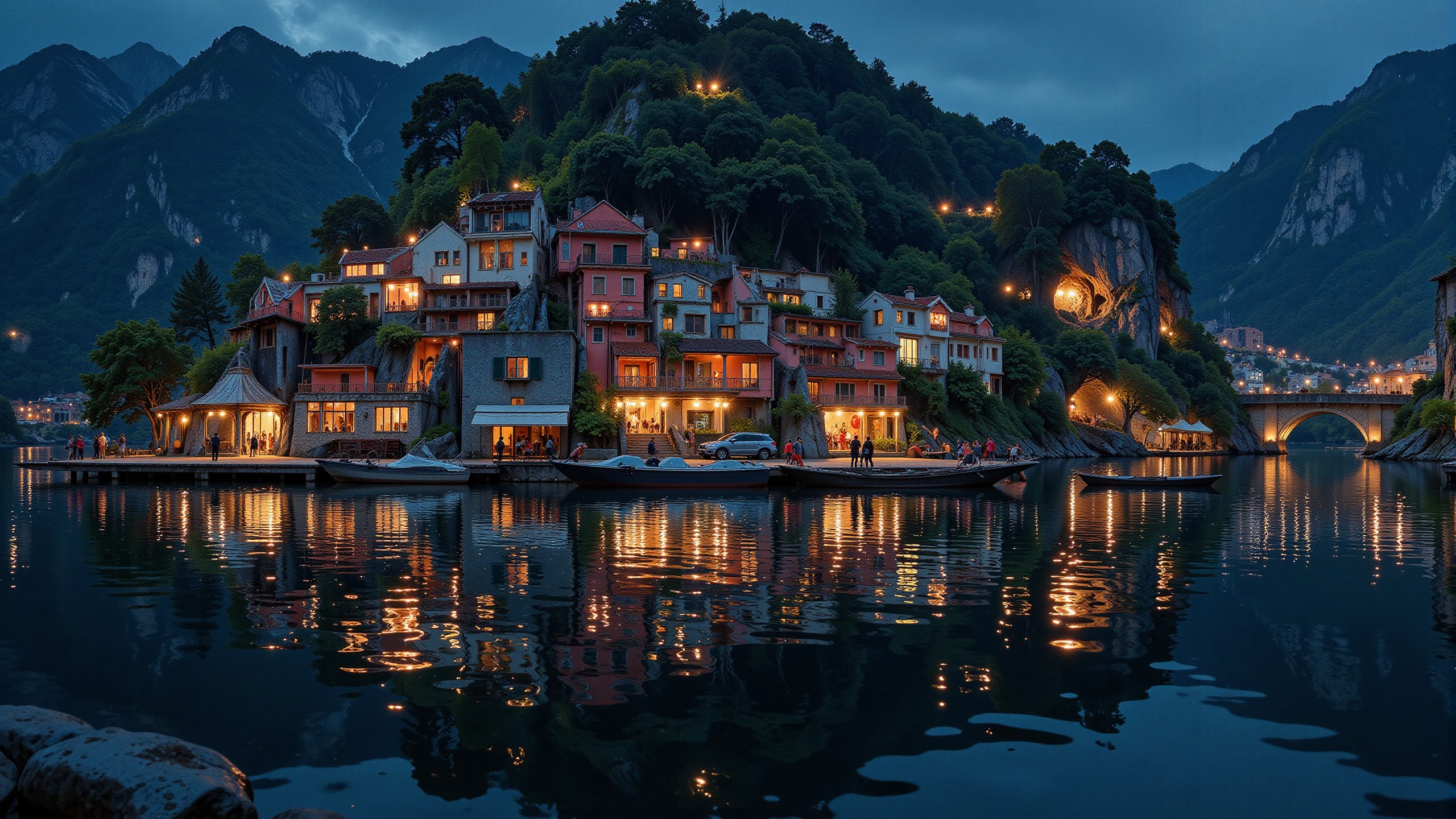 floating town beautiful  landscape photo, photography, Fujifilm XT-4 Viltrox, realistic, evening, woman, very intricate, very detailed, sharp, bright, colorful, <lora:Hand v2:0.5> <lora:Anti-Blur:1><lora:Insane Detail Slider:0.25>  <lora:flux.1_lora_flyway_Epic-detail_v2:0.3> <lora:fluxenhancer:0.25> <lora:Anime art - Variant 2:1>