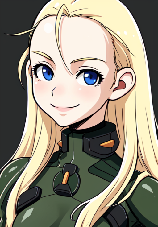 <lora:Sky_Girls:0.6>,Elise,smile,portrait,closed mouth,leotard