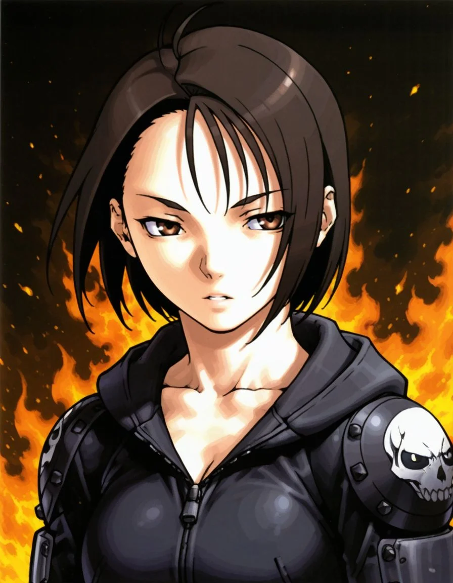 masterpiece, best quality, <lora:Akira_Kazama_Rival_Schools_-_IL:1>, 1girl, kazama akira, (solo),