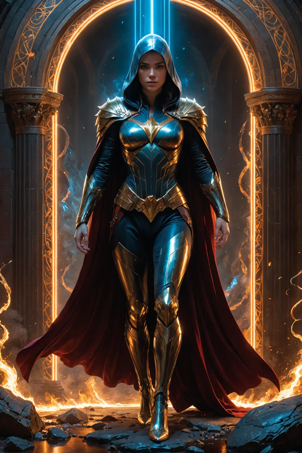 full body length
8k
photorealistic
painting
by (((John Martin) and Anato Finnstark) and Ross Tran) and Magali Villeneuve
, occult
<lora:more_art:0.50>
