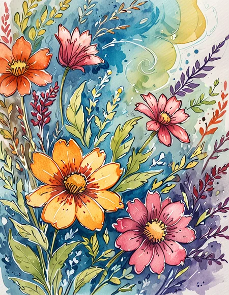 swirls and florals <lora:novuschroma43 style:0.85> novuschroma43 style <lora:sdxl_lightning_8step_lora:1>