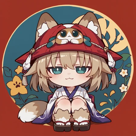score_9, score_8_up, score_7_up, <lora:critterPickHonkaiStar_v10:1> hcrpick, animal, chibi, 1girl, Kamaitachi, animal ears, animal legs, thighhigh fur, tabi foot
<lora:V5.1_retrain:0.7>