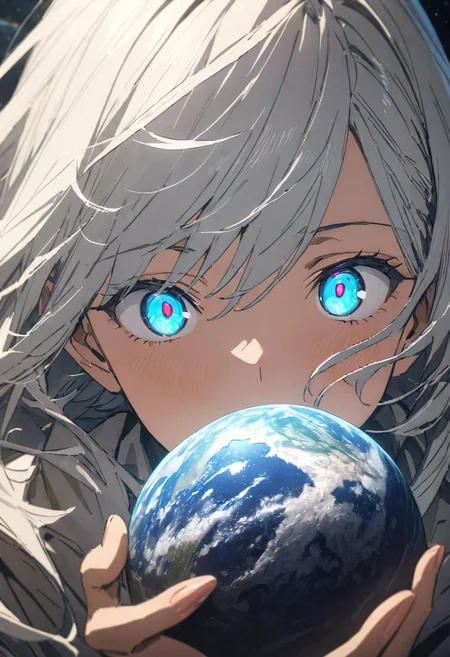 gorgeous lips, cinematic, (masterpiece), (best quality), (ultra-detailed), very aesthetic, perfect composition, intricate details, absurdres, detailed face, (anime, masterpiece, intricate:1.3), (best quality, hires textures, high detail:1.2),
1girl, solo, space, small planets, floating object, white wings, black ribbon, gradient eyes, beautiful detailed eyes, gradient background, holding planet, eating planet, (masterpiece:1.4), (best quality:1.4), (ultra-detailed:1.2), gl0w, glow