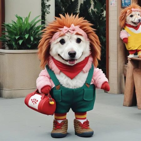 A cute dog with KippiBenKippod <lora:Kippi_Ben_Kippod_SDXL:1.0>