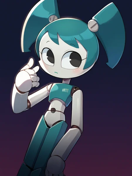 score_9, score_8_up, score_7_up, source_anime, BREAK
1girl, solo, <lora:Miwako:1> <lora:XJ-9-15:0.8> xj9, robot girl, robot joints, android, joints, twintails, aqua hair ,black eyes, colored skin, white skin,