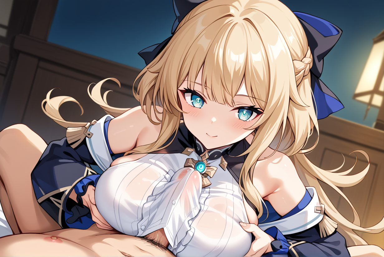 score_9, score_8_up, score_7_up, best quality, masterpiece, source_anime, anime screenshot, BREAK,  penis under clothes,
paizuri, paizuri under clothes, penis under clothes,, 1girl, 1boy, charlotte_\(genshin_impact\), <lora:penis_under_clothesv2:1>