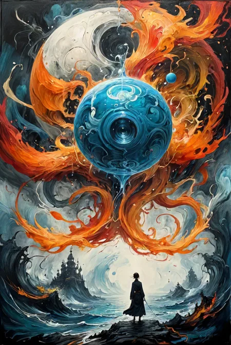 spinning ball of confusion, <lora:Street_Art:0.4>, <lora:Desolation:0.2>, <lora:Illustration_Insanity:0.3>, <lora:XSfenlie:0.3>, <lora:- SDXL - AI-Breaker_V3.5:.7>, <lor6:- SDXL - vanta-black_contrast_V3.0:0.5>, <lora:20231230-1703876721187:0.8>