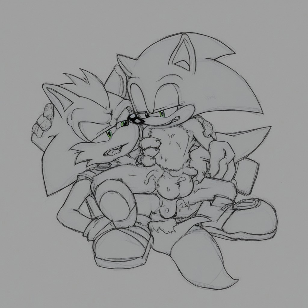 Fox mccloud having anal sex with sonic the hedgehog
