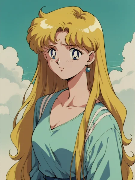 score_9, score_8_up, score_7_up, score_6_up, score_5_up,   <lora:s41l0rm00nXLP:1> s41l0rm00n, retro artstyle, 1girl, blonde, long hair