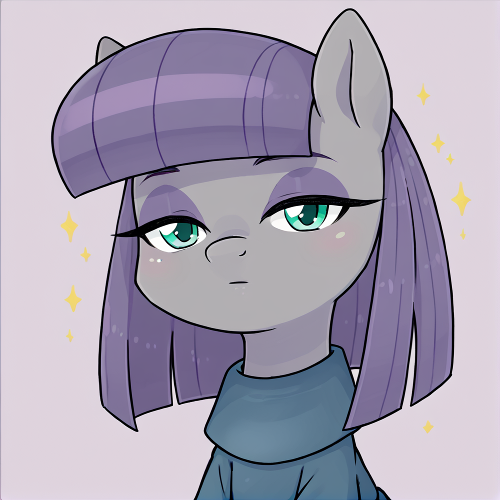 score_9,score_8_up,score_7_up,
 <lora:maudpie_pony:0.8>,maudpie,
 1girl, solo, furry,pony