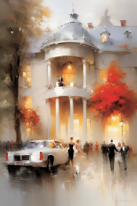 <lora:Willem Haenraets Style:1>Willem Haenraets Style - Willem Haenraets style white house