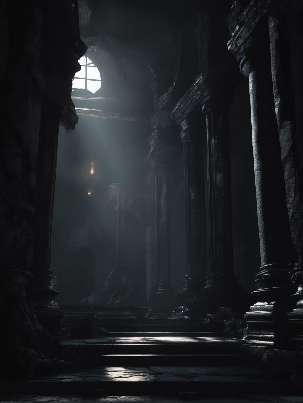 <lora:Dark Fantasy:1>Dark Fantasy - A dark and dramatic fantasy scene, with volumetric lighting and perfect composition.