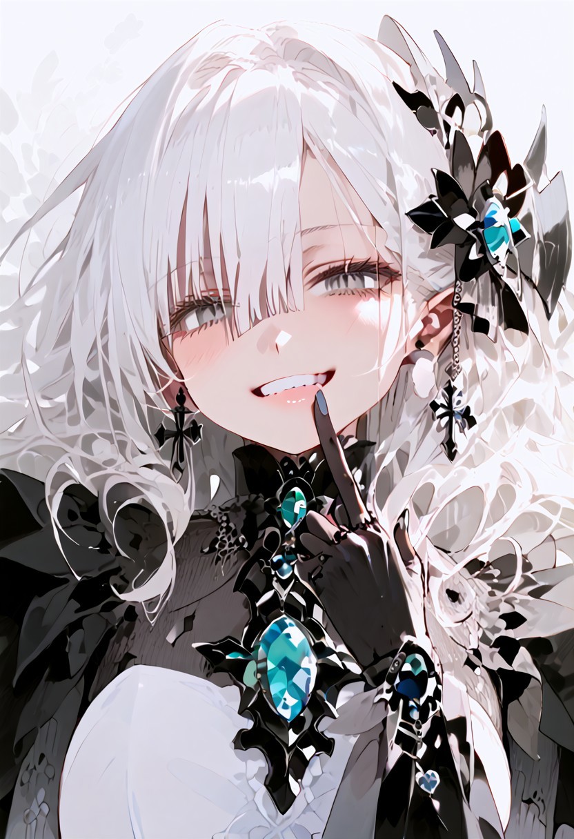 (Masterpiece:1.3), (best quality:1.2), (detailed background:1.1), (intricate details:1.1), (detailed background:1.2), 1girl, solo focus, perfect anatomy, source anime,
BREAK
(score_9, score_8_up, score_7_up), (Masterpiece), (expressive eyes), 1girl, 
Automaton, colored skin, white skin, joints,
white hair, messy hair, GRAY EYES, SILVERIRIS, EYETEXTURE,
<lora:MGE_V5.0:1.2>
BREAK
erotic pose, detail background, finger near mouth,intense stare, lying on back,
edgy and dramatic fashion photography,volumetric lighting, bloom, harsh lighting, muted colors,
dynamic angle, side shot, smirk,
BREAK
NegativeDynamics,scenery,bleakfaith,hand gesture,