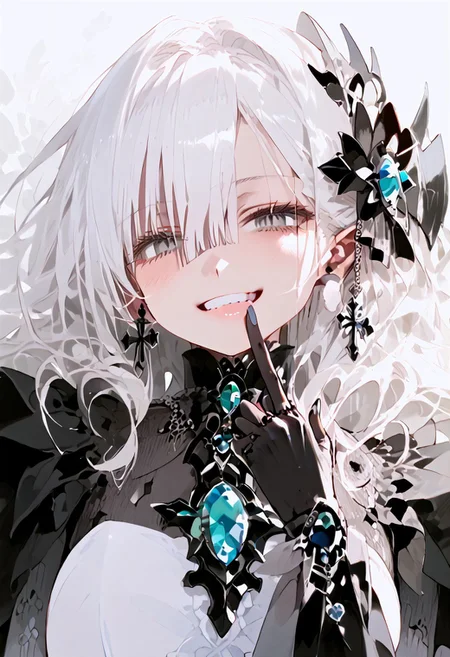 (Masterpiece:1.3), (best quality:1.2), (detailed background:1.1), (intricate details:1.1), (detailed background:1.2), 1girl, solo focus, perfect anatomy, source anime,
BREAK
(score_9, score_8_up, score_7_up), (Masterpiece), (expressive eyes), 1girl, 
Automaton, colored skin, white skin, joints,
white hair, messy hair, GRAY EYES, SILVERIRIS, EYETEXTURE,
<lora:MGE_V5.0:1.2>
BREAK
erotic pose, detail background, finger near mouth,intense stare, lying on back,
edgy and dramatic fashion photography,volumetric lighting, bloom, harsh lighting, muted colors,
dynamic angle, side shot, smirk,
BREAK
NegativeDynamics,scenery,bleakfaith,hand gesture,