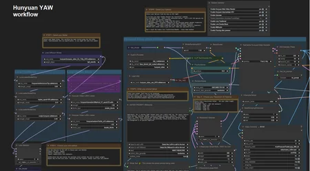 Hunyuan YAW 6.7 (Yet another workflow) T2V I2V V2V audio, extend, random-lora, preview pause, upscale, multi-res, interpolate,prompt save/load,teacache,new interface, Fast