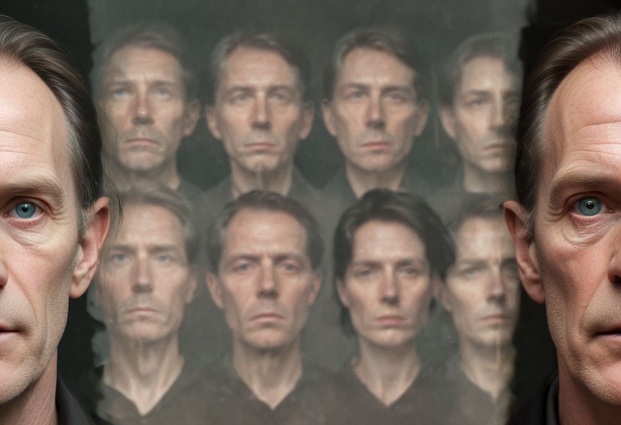 (numbers, binary code, computer circuits:0.6), (Split double exposure, torn paper effect), (capture the essence of free will, deep oranges, deep blacks, deep blues, airy aura, fog, silhouettes, computer parts, very carefree and happy, black chromes), (closeup pupils reflection of dying humanity:1.8), (artist design by Norman Bluhm and Erwin Blumenfeld), (5mm, bokeh, blur, rim lighting, film grading, cinematic lighting, film still), (art definition by Hans Bellmer and Stephen Gammell), (digital hud overlay, lots of data points, numbers and metrics, blueprint of human heart:1.1),