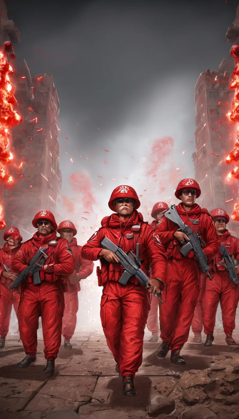 Cinematic scene, Red Alert, detailed background, masterpiece, best quality, high quality, absurdres <lora:command_and_conquer_xl_v2:1>
