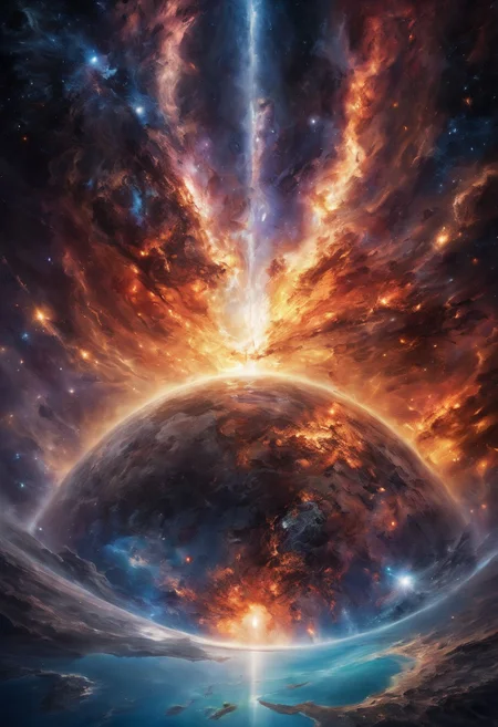masterpiece, high quality, best quality, highres, unreal, dreaming, cyberpunk,
(Air, Water, Fire, Earth, Planet earth in the middle:2)
<lora:add-detail-xl:2>
<lora:Galaxy:0.3>, hundreds of galaxies, dark background, Galaxy,fire, stars