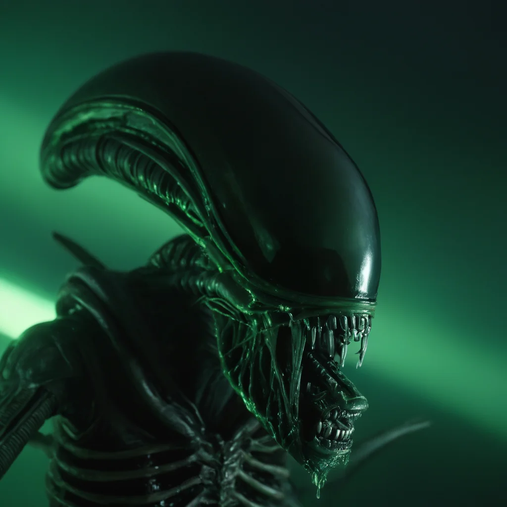 cinematic film still of <lora:Xenomorph:1>
Xenomorph a close up of a alien statue with a green light in the background,endoparasitoid extraterrestrial species,solo,open mouth,teeth,tongue,no humans,sharp teeth,science fiction,monster,realistic,alien , horror themed, dark themed, cinematic, film still, xenomorph style, shallow depth of field, vignette, highly detailed, high budget, bokeh, cinemascope, moody, epic, gorgeous, film grain, grainy