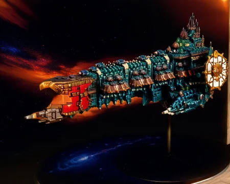 <lora:Apocalypse-class_Battleship_Illustrious:1.1>,Apocalypse-class Battleship, massive diorama, miniature terrain, warhammer display, space backdrop, painted details, dramatic lighting, tabletop scene
,masterpiece,best quality,amazing quality