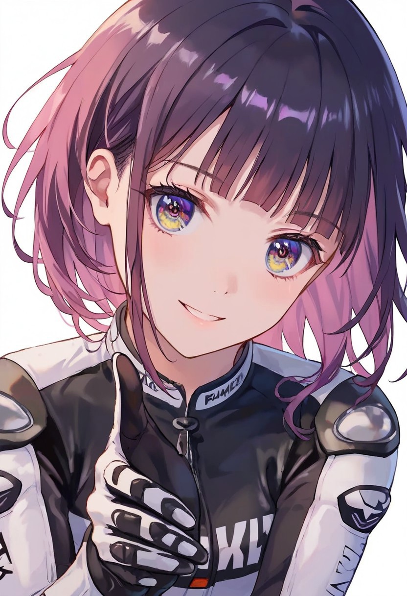 masterpiece, score_9, score_8_up, score_7_up, EasyNegative_v2, (best quality:1.1), ultra-detailed, high resolution, super detailed skin, beautiful detailed eyes, nsfw, Brightly Lit, Highly Visible, 8k, sharp focus, beautiful, perfect lighting, beautiful eyes, anatomically correct, anatomically correct face, extremely detailed eyes, smooth edges, beautiful face, source_anime, biker clothes, boots, bikesuit, knee pads, 1girl, face focus, elbow pads, gloves, reaching towards viewer, biker clothes, bikesuit, helmet, motorcycle helmet, gloves, boots, knee pads, elbow pads,
