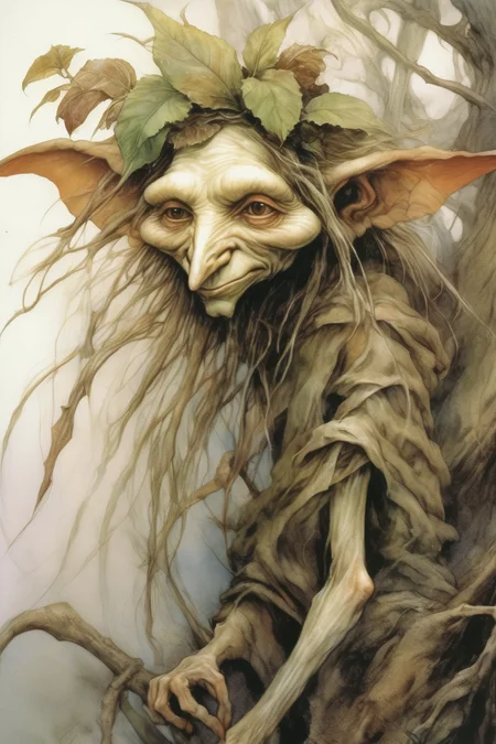 <lora:Wendy Froud Style:1>Wendy Froud Style - Create a Brian Froud-inspired piece of art