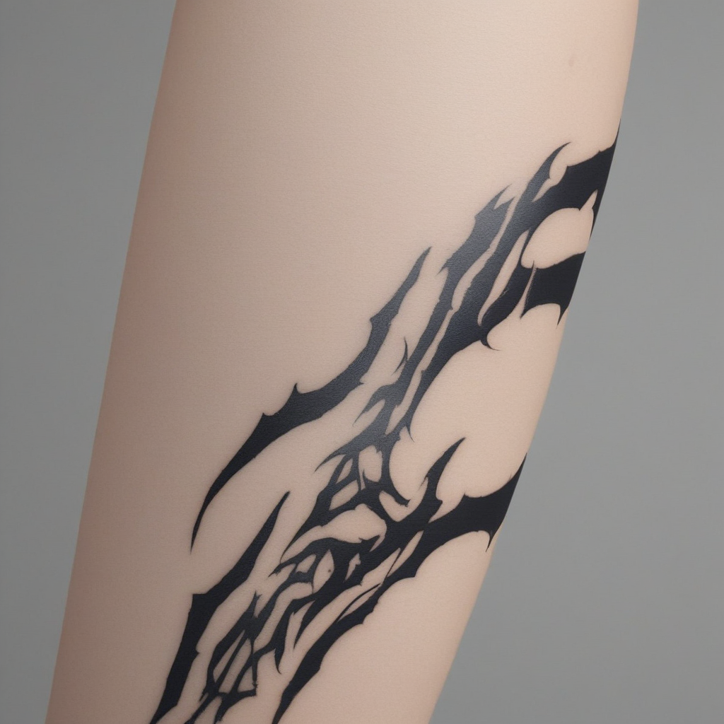 leg tattoo