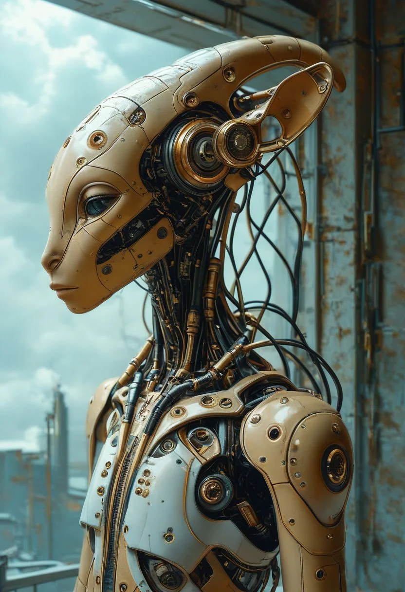 score_9, score_8_up, score_7_up, ((first person perspective)), landscape photo, tron, heaven, ascendance, god rays, light, gold, sky, advntr, underwater, alien, colorful, ((zdzislaw beksinski)),translucent,transparent,reelmech, mechanical parts, cable, wires, machinery, joints, body suit