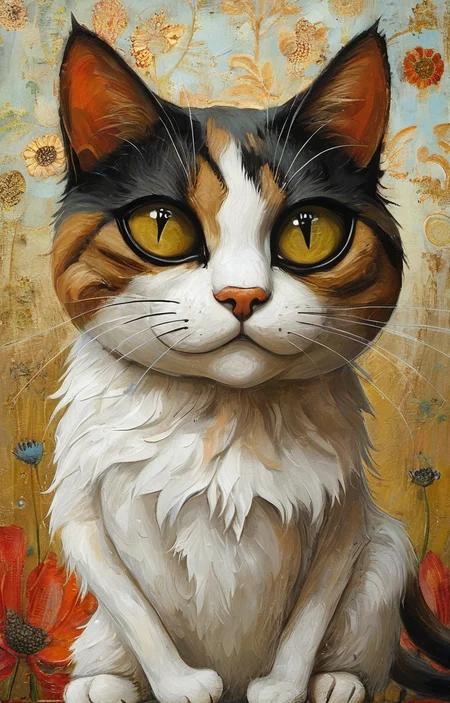 masterpiece,best quality,<lora:tbh146-sdxl:0.7>,portrait of a lazy cat