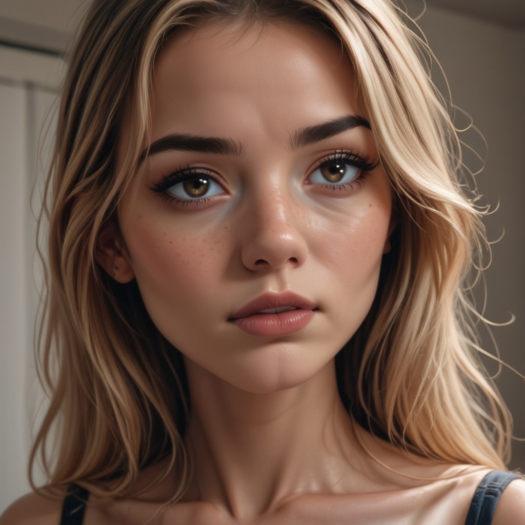 1girl, 25 yo, leu_hanna_1, light brown eyes
