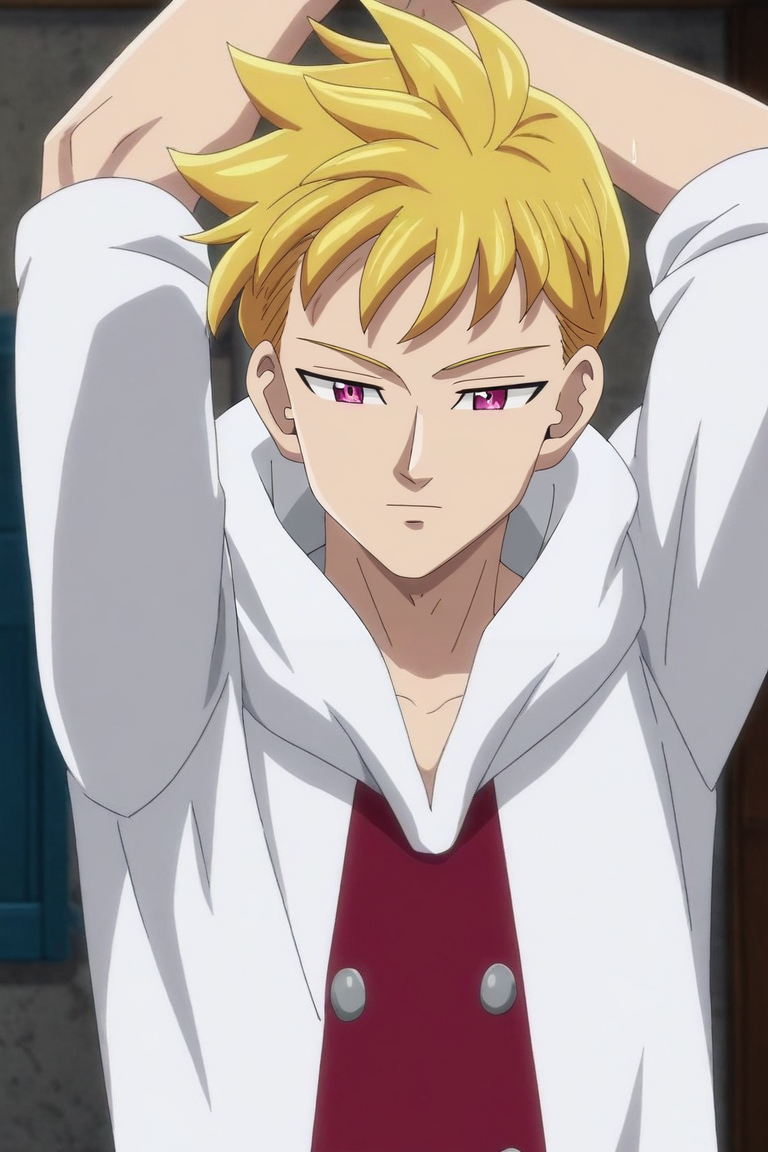 score_9, score_8_up, score_7_up, source_anime, rating_safe, , anime screencap, , , , depth of field, 1boy, solo, male focus, <lora:lancelot_nnt_mny_pony:0.82>, lancelot_nnt_mny, blonde hair, pink eyes, short hair, rule of thirds, cold, ice, indoors, dark, arms up, :\3, , <lora:sdxl_lightning_8step_lora:1>