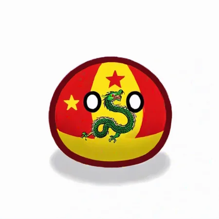 BOBO ball, Chinese dragon, red, yellow star