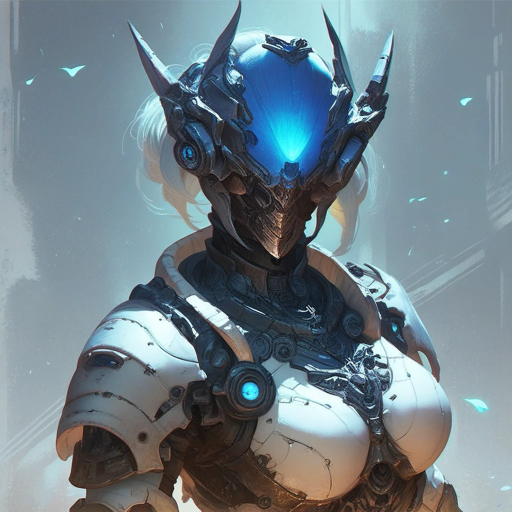 score_9, score_8_up, score_7_up, detailed, mcnm, girl, large breasts, armor, rating_safe