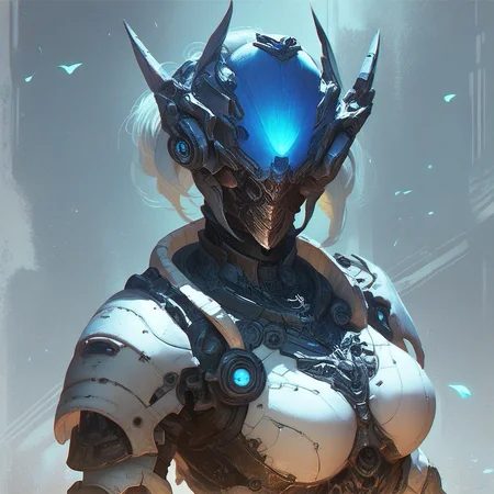 score_9, score_8_up, score_7_up, detailed, mcnm, girl, large breasts, armor, rating_safe