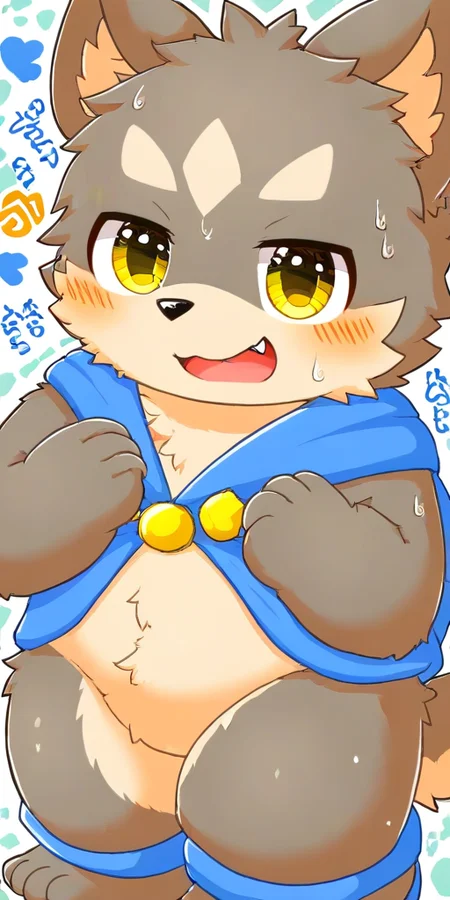 ((((sdgs4levelonerubili)))), 1boy, score_9, solo, furry, cute, kemono, <lora:levelonerubili-clean:1>