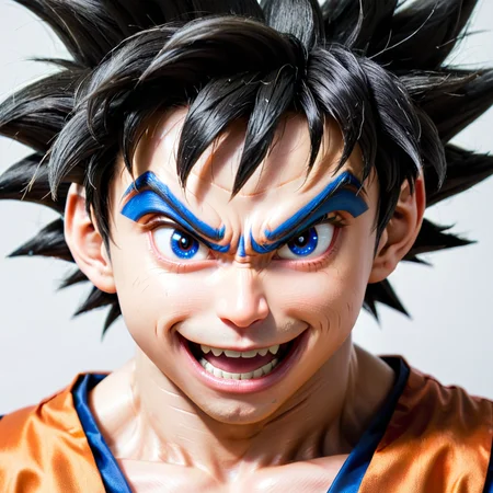 Goku <lora:face_xl_v0_1:1>, solo