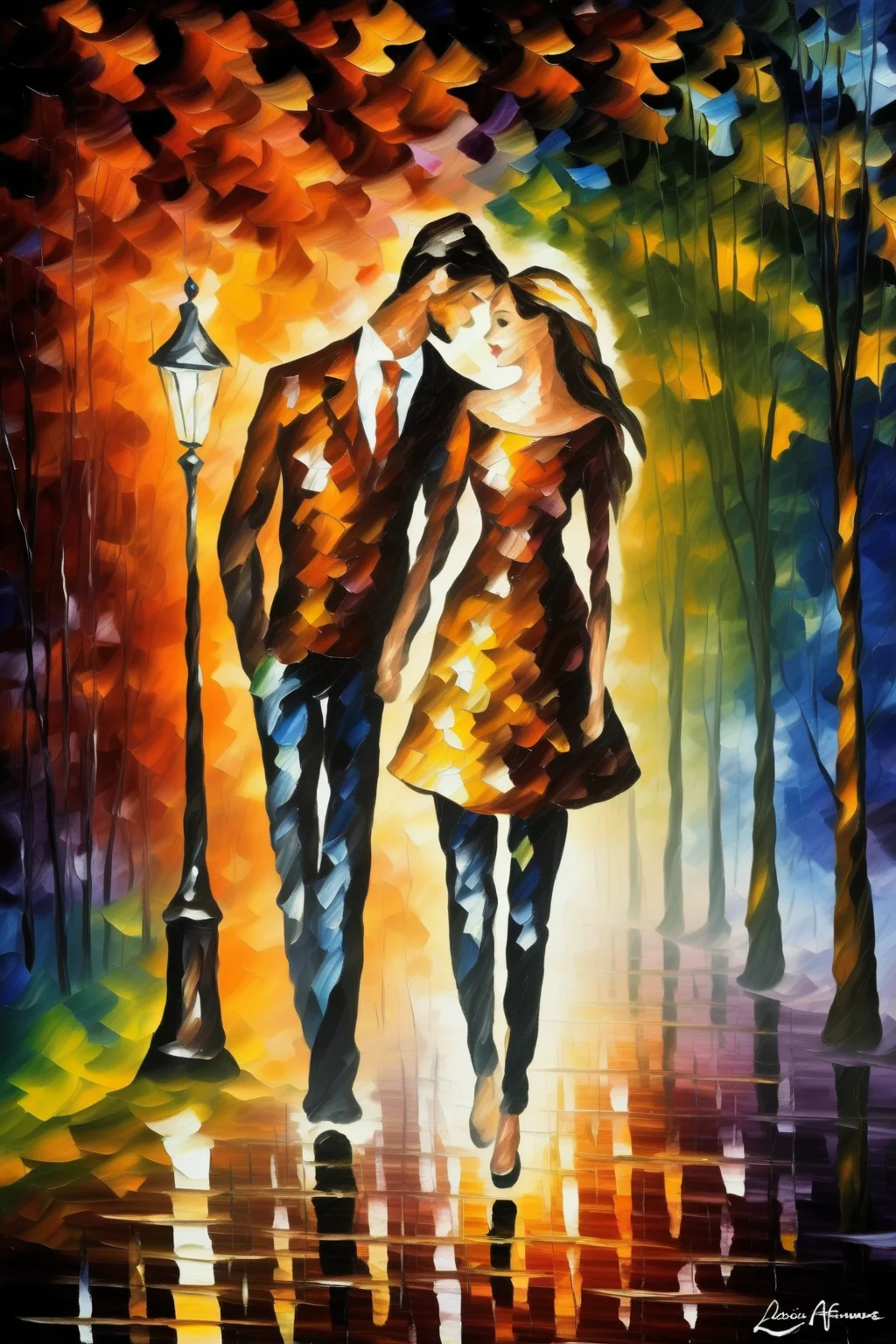 <lora:Leonid Afremov Style:1>Leonid Afremov Style - artwork