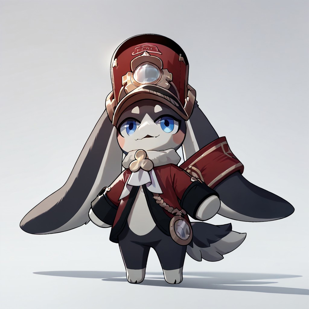 (no humans), (pom-pom \(honkai star rail\)), furry, score_9, score_8_up, score_7_up, score_6_up, looking at viewer, 
solo, solo focus, full body, rating_safe